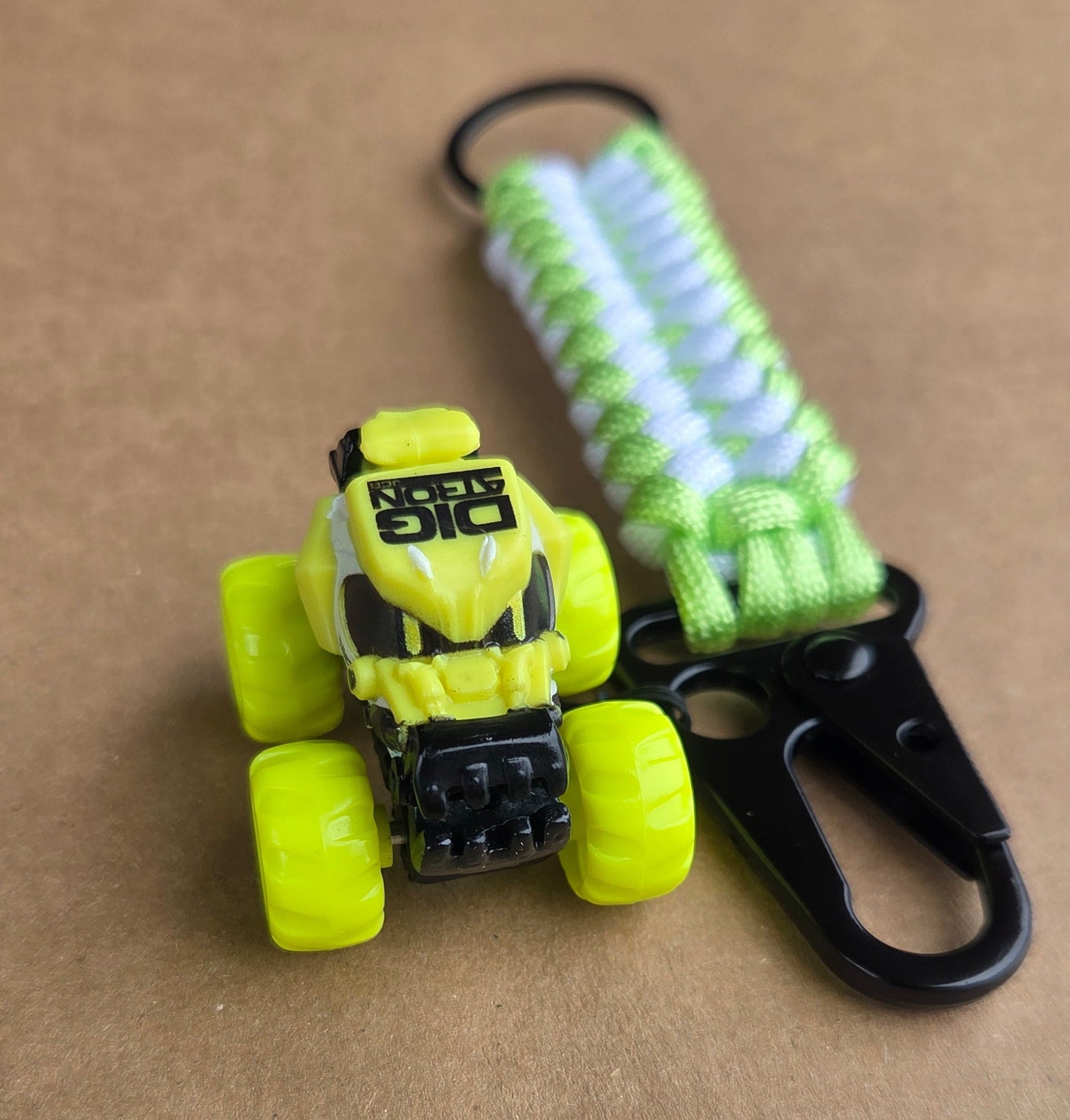 6-Inch Handmade Digatron Paracord Keychain