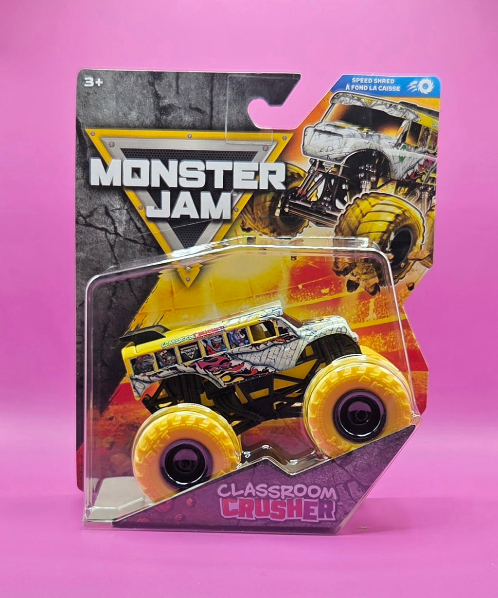 Monster Jam 1:64 Scale Series 46 Speed Shred Classroom Crusher