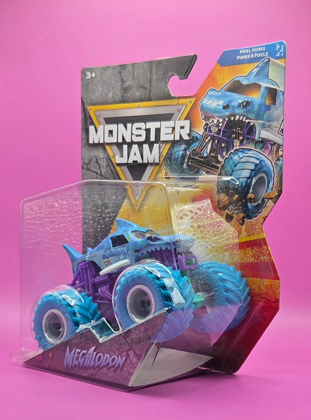Monster Jam 1:64 Scale Series 46 Pixel Punks Megalodon