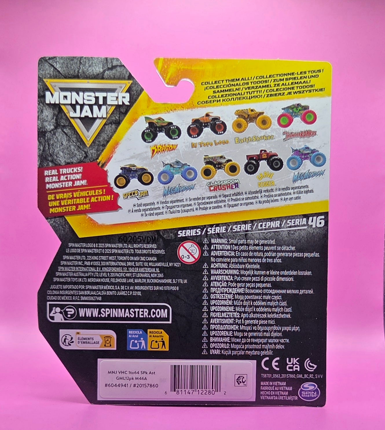Monster Jam 1:64 Scale Series 46 Legacy Trucks JCB Digatron