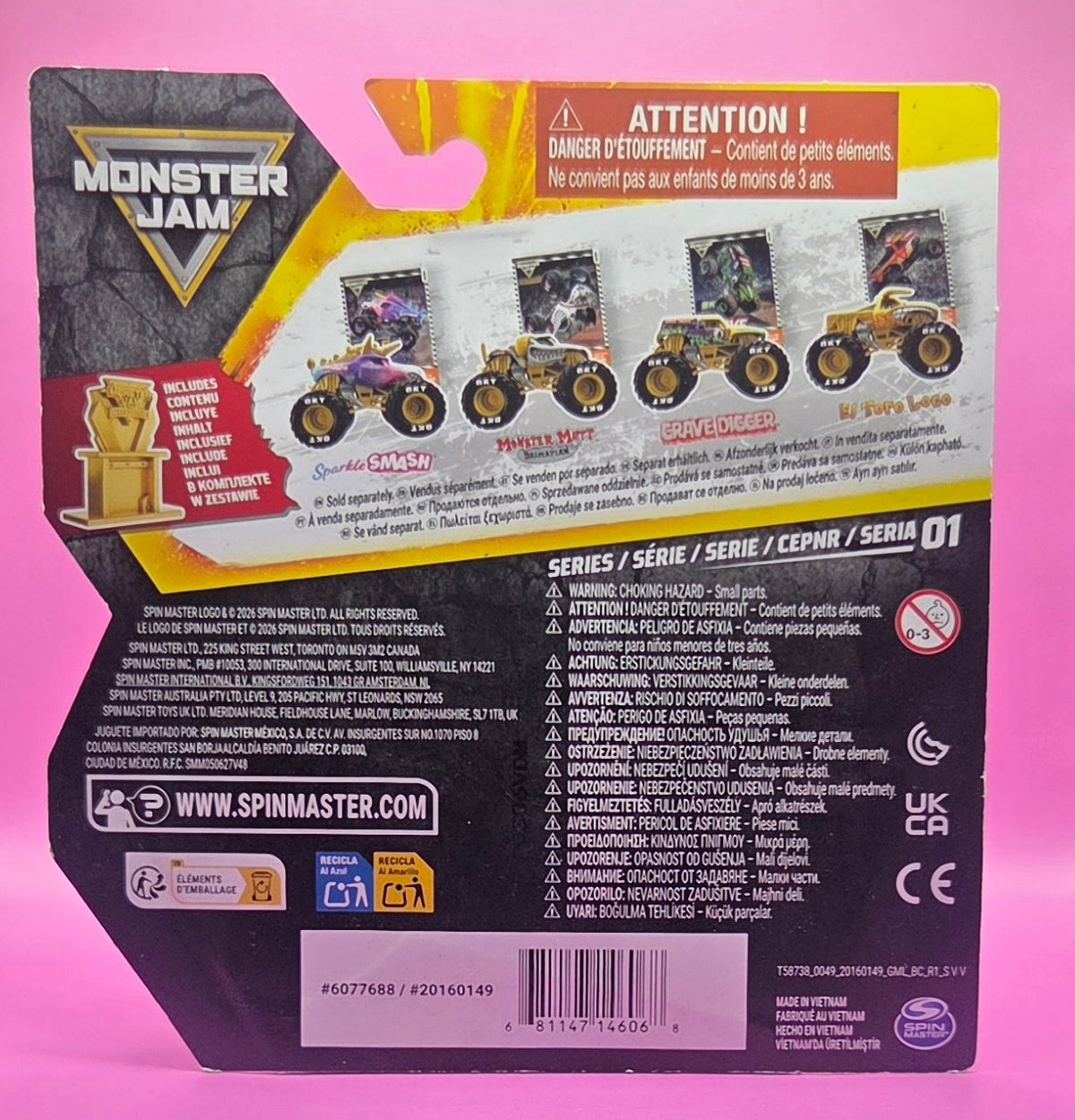 Monster Jam 1:64 Gold Champions El Toro Loco