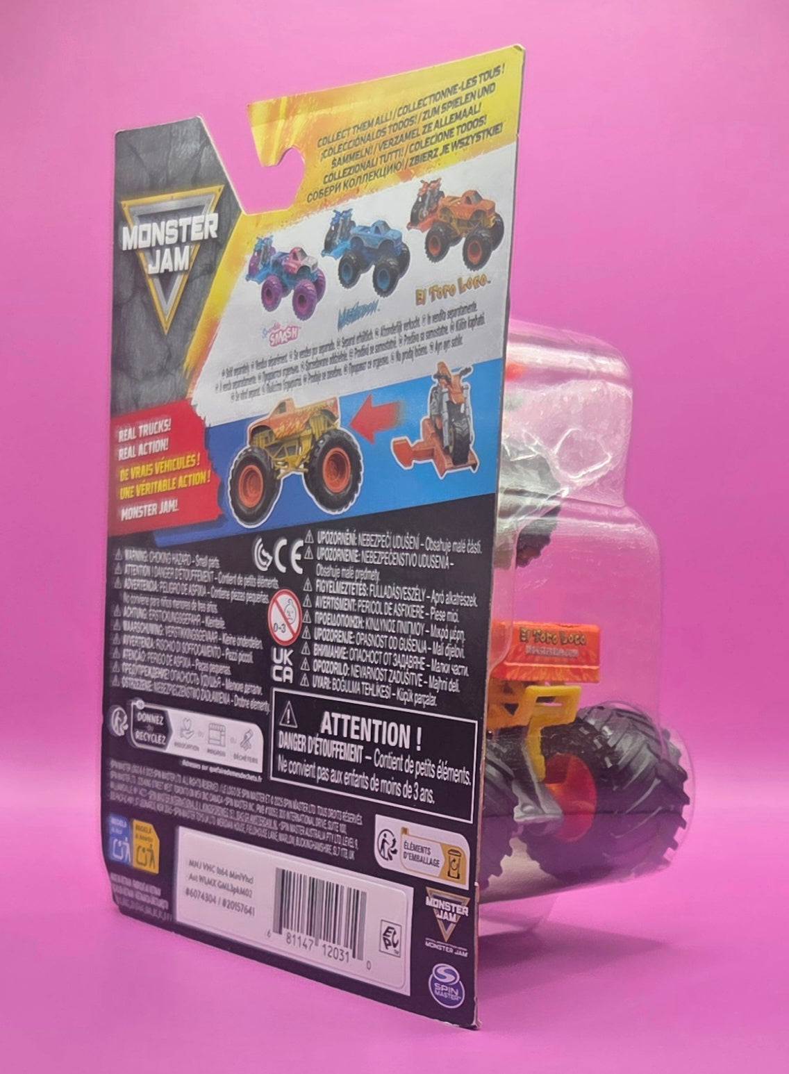 Monster Jam 1:64 Scale 2-Pack El Toro Loco Monster Truck & Dirt Bike