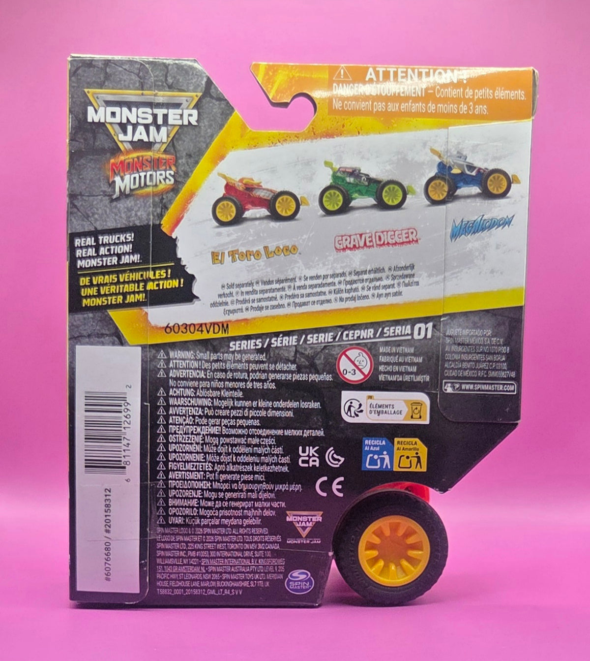 Monster Jam 1:64 Scale Monster Motors El Toro Loco