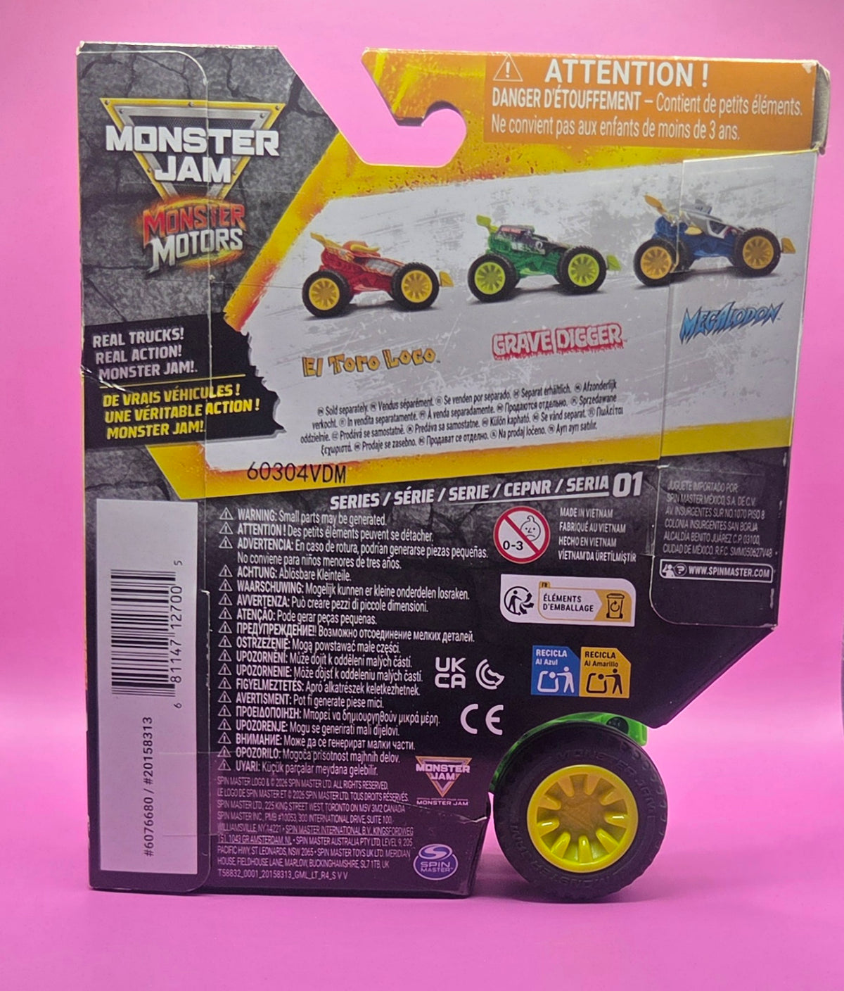 Monster Jam 1:64 Scale Monster Motors Grave Digger