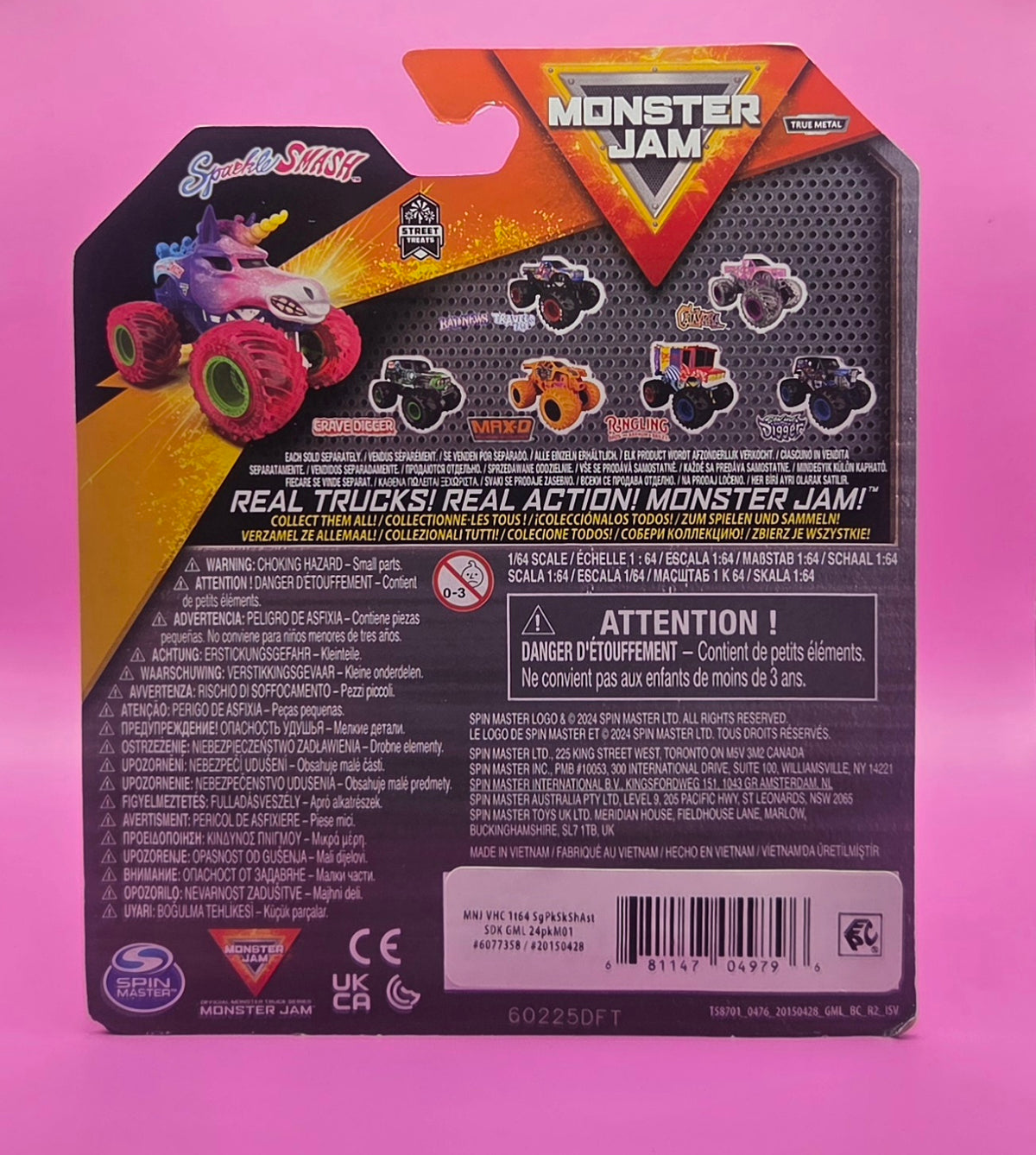 Monster Jam 1:64 Scale Series 39 Sparkle Smash Street Treats