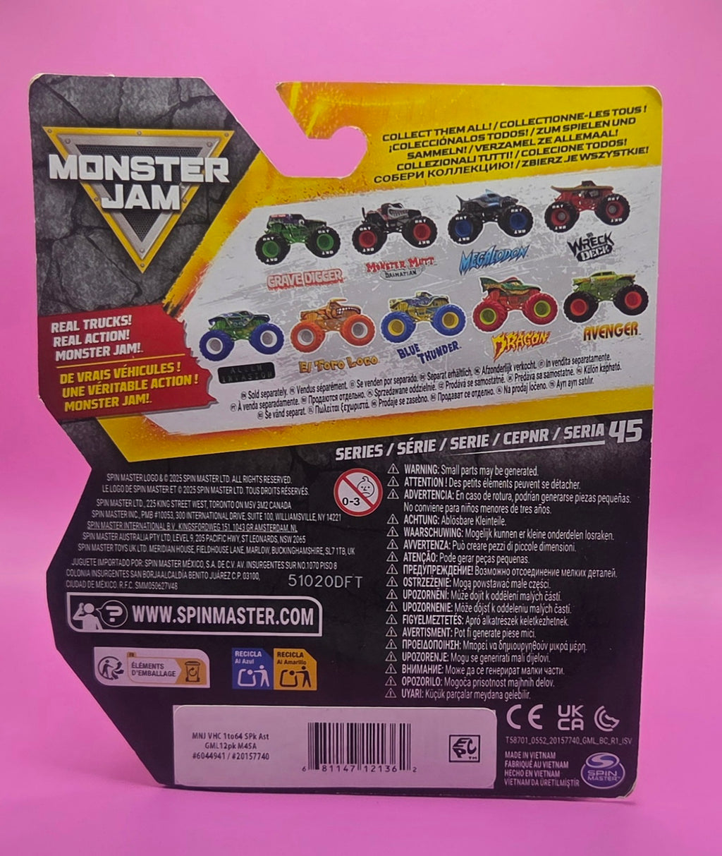 Monster Jam 1:64 Scale Series 45 Cyberflare Zombie