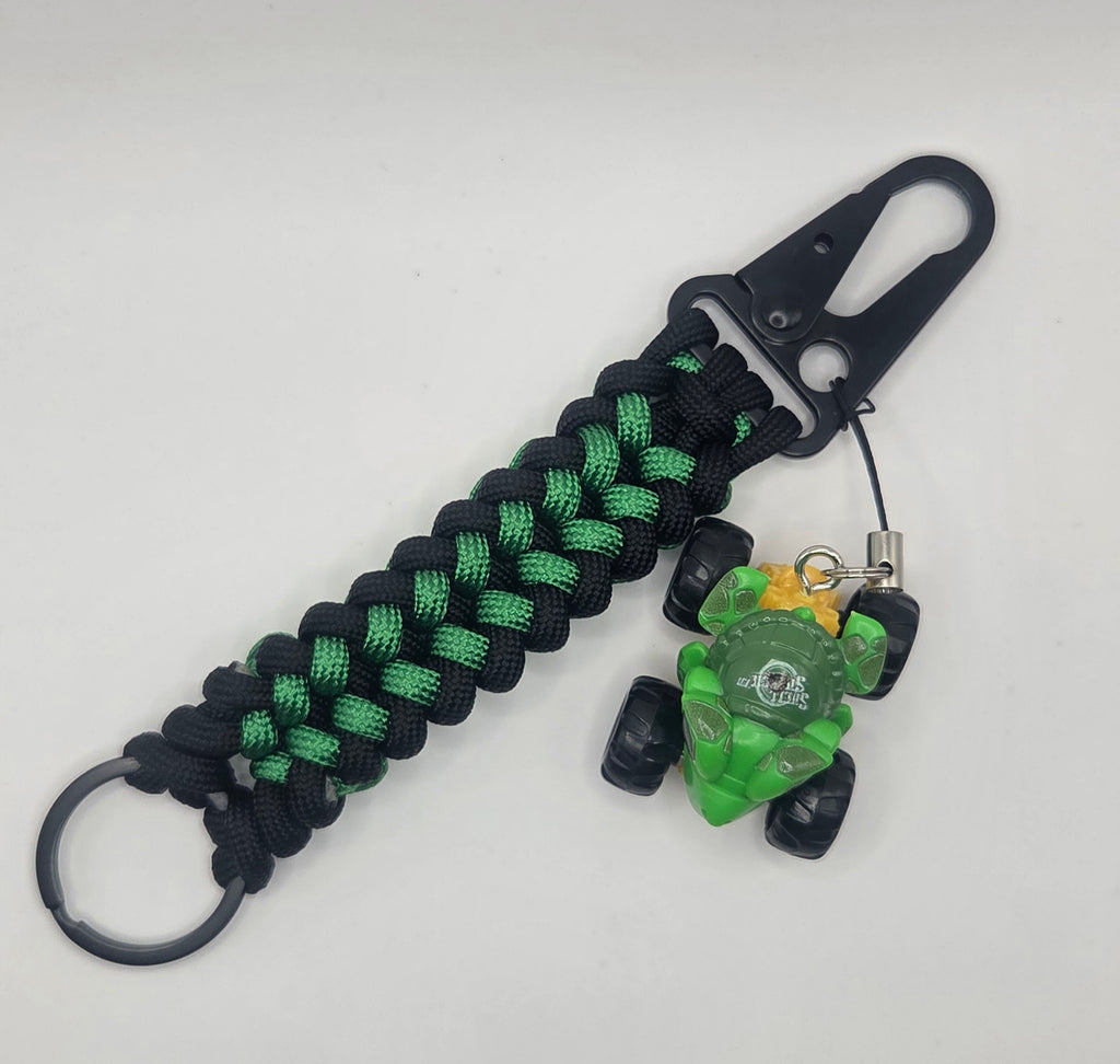 Monster Jam Shell Shock'ed 6-Inch Handmade Paracord Keychain