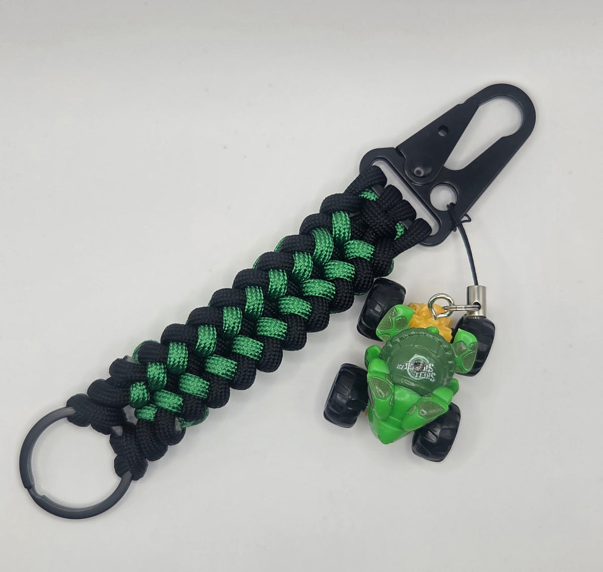 Monster Jam Shell Shock'ed 6-Inch Handmade Paracord Keychain