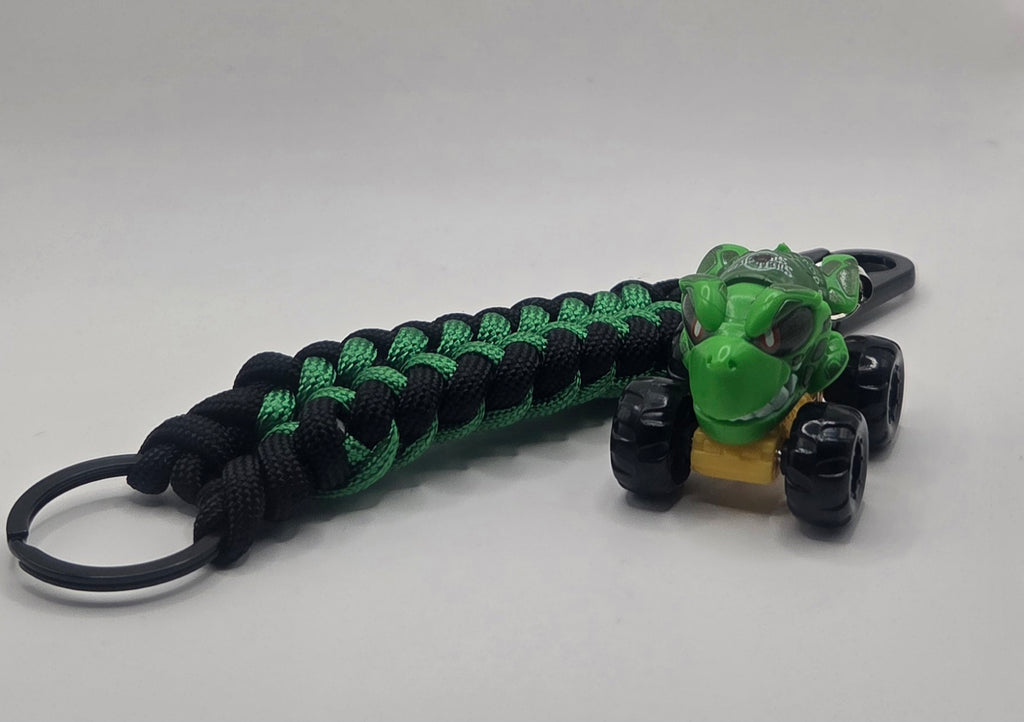 Monster Jam Shell Shock'ed 6-Inch Handmade Paracord Keychain