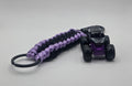 Monster Jam Black Panther 6-Inch Handmade Paracord Keychain