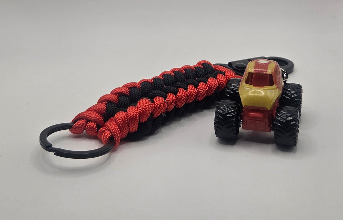 Monster Jam Iron Man 6-Inch Handmade Paracord Keychain