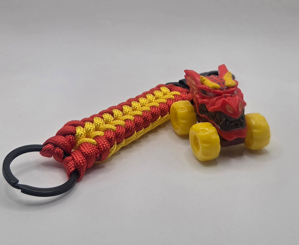 Monster Jam Dragonoid 6-Inch Handmade Paracord Keychain