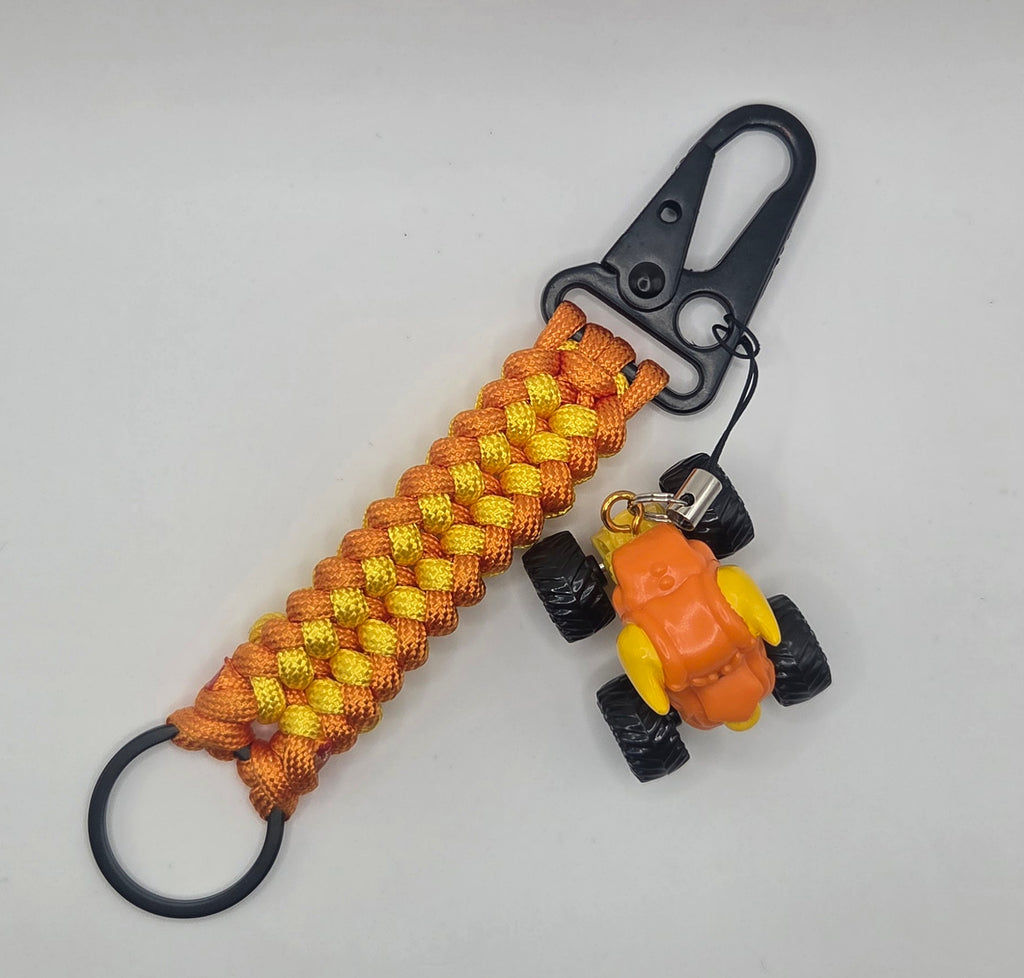 Monster Jam El Toro Loco 6-Inch Handmade Paracord Keychain