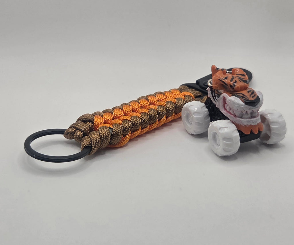 Monster Jam Catastrophe 6-Inch Handmade Paracord Keychain