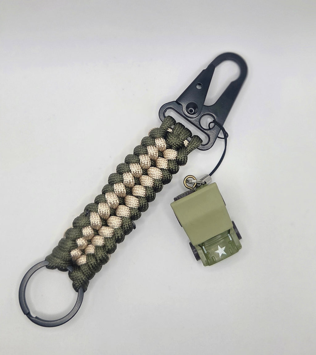 Disney Pixar Sarge 6-Inch Handmade Paracord Keychain