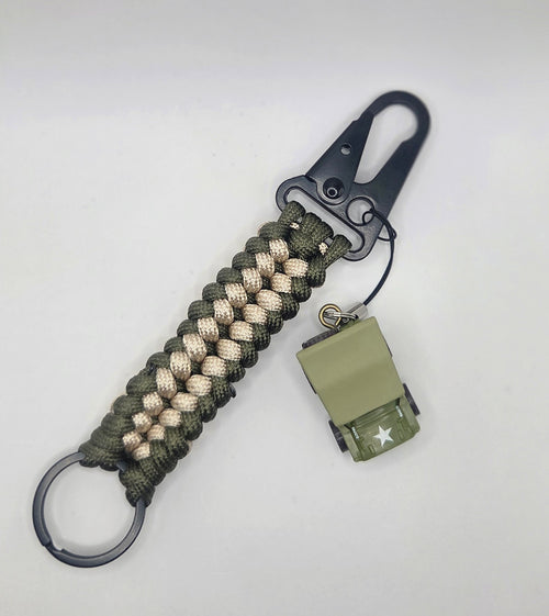 Disney Pixar Sarge 6-Inch Handmade Paracord Keychain
