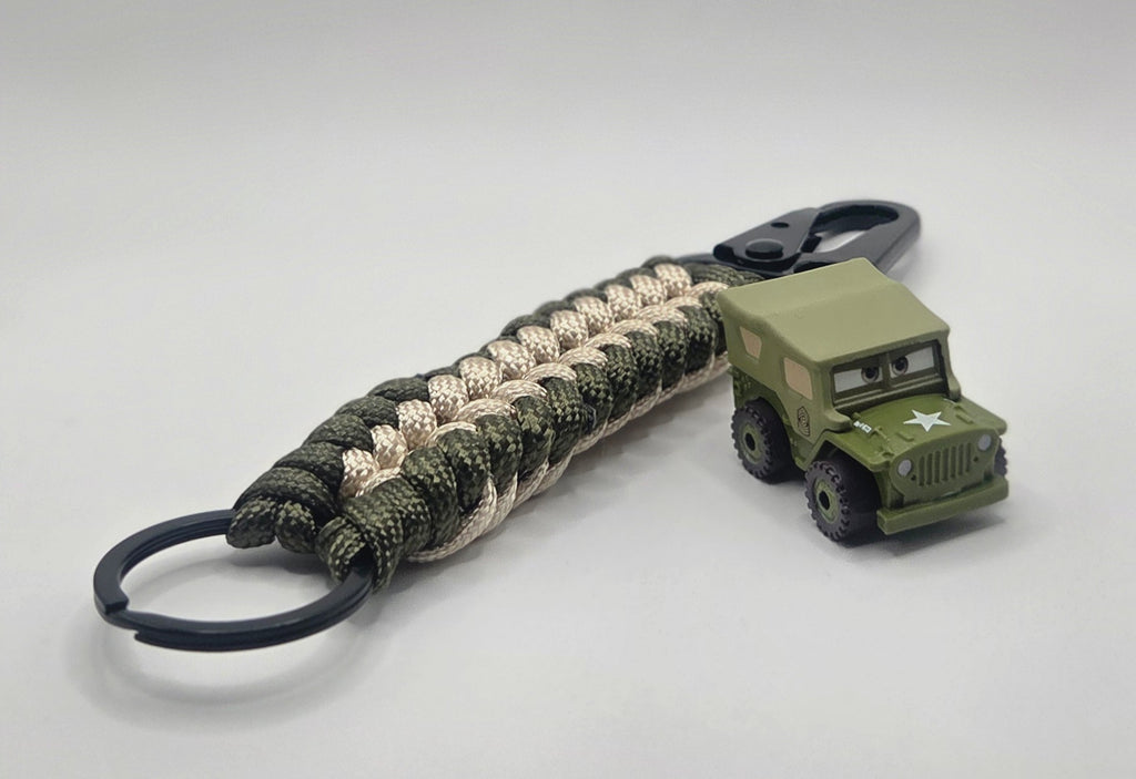 Disney Pixar Sarge 6-Inch Handmade Paracord Keychain