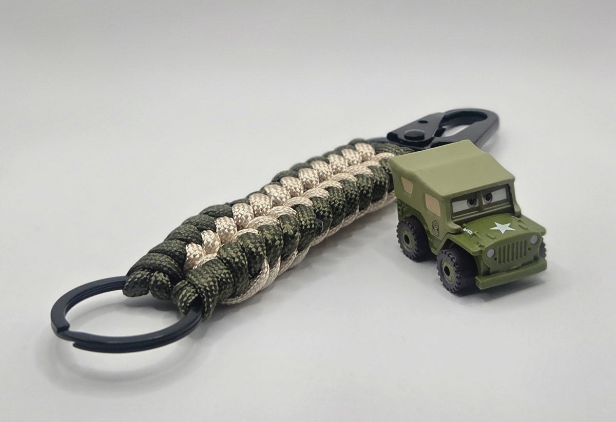 Disney Pixar Sarge 6-Inch Handmade Paracord Keychain