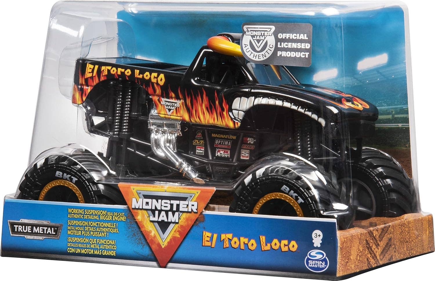 Monster Jam, El Toro Loco Die-Cast Vehicle, 1:24 Scale