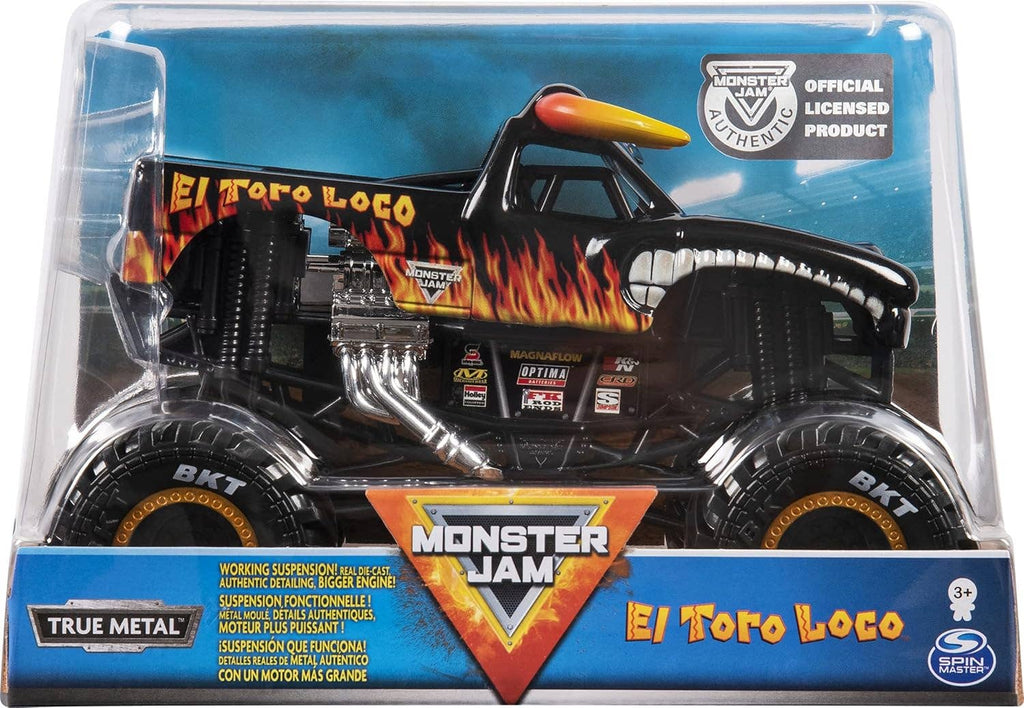 Monster Jam, El Toro Loco Die-Cast Vehicle, 1:24 Scale