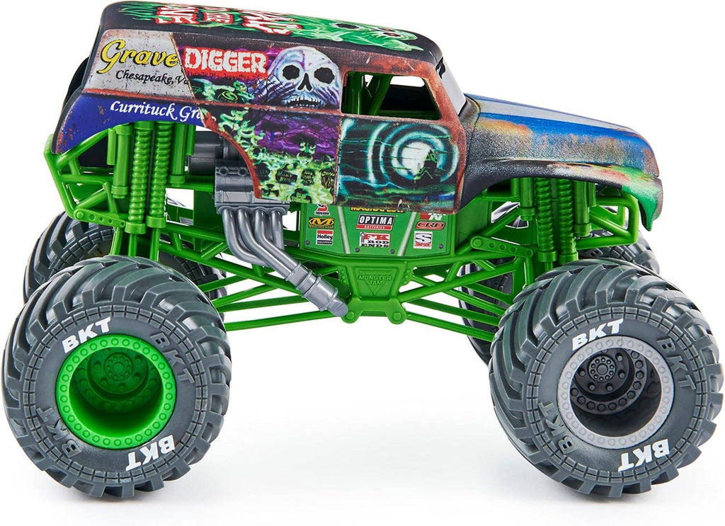 Monster Jam, Grave Digger Die-Cast Vehicle, 1:24 Scale