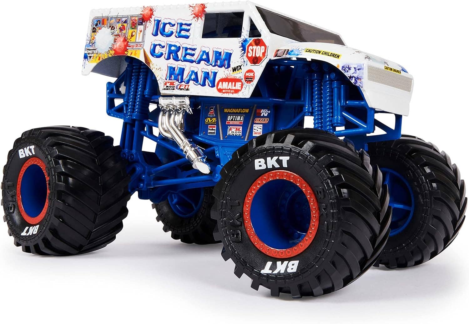 Monster Jam, Ice Cream Man Die-Cast Vehicle, 1:24 Scale