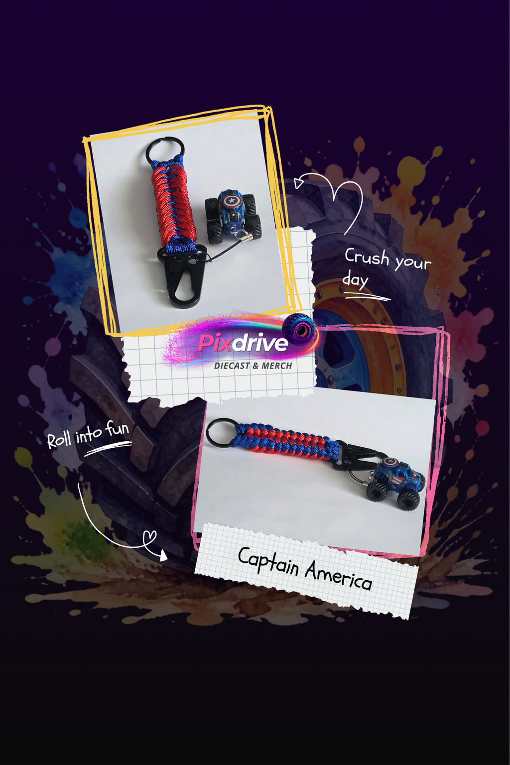 Captain America Keychain