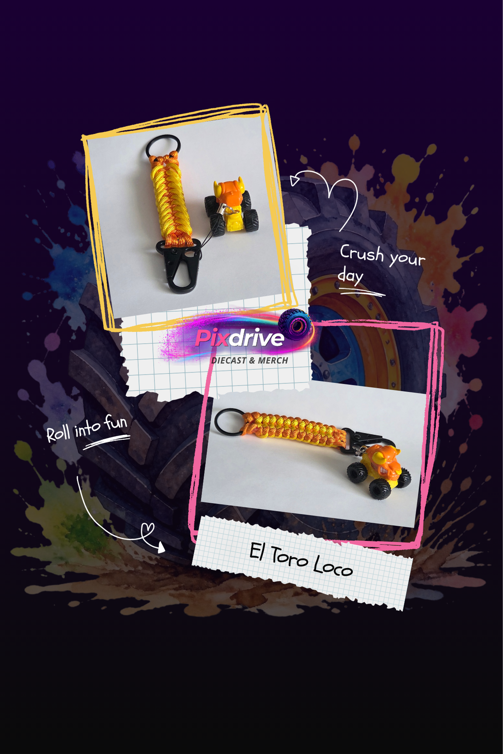 El Toro Loco Keychain