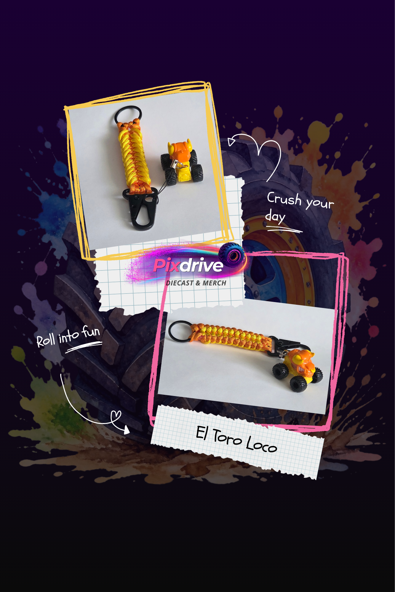 El Toro Loco Keychain
