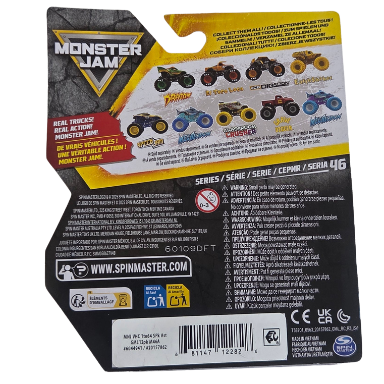 Monster Jam 1:64 Series 46 ThunderROARus Cyberflare
