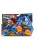 Monster Jam 1:64 2-Pack Fire & Ice Dragon Vs. Zombie