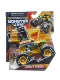 Monster Jam 1:64 Gold Trophy Card Grave Digger