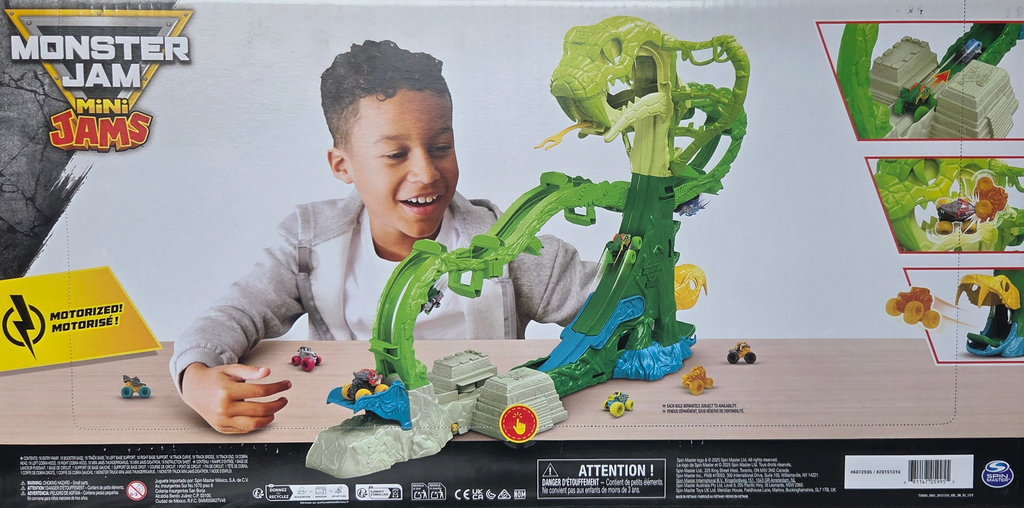 Monster Jam Mini Cobra's Crazy Escape Playset
