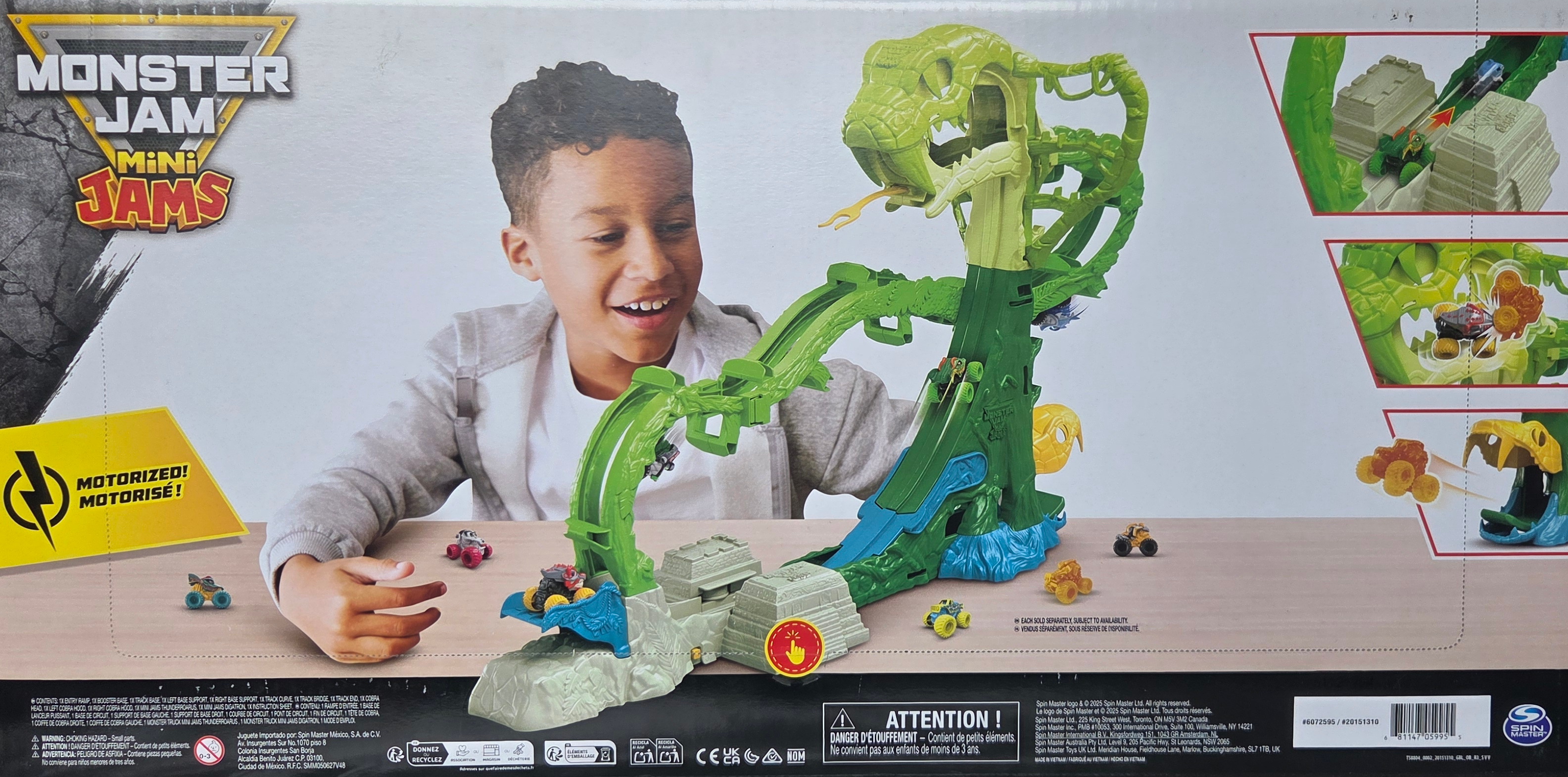 Monster Jam Mini Cobra's Crazy Escape Playset