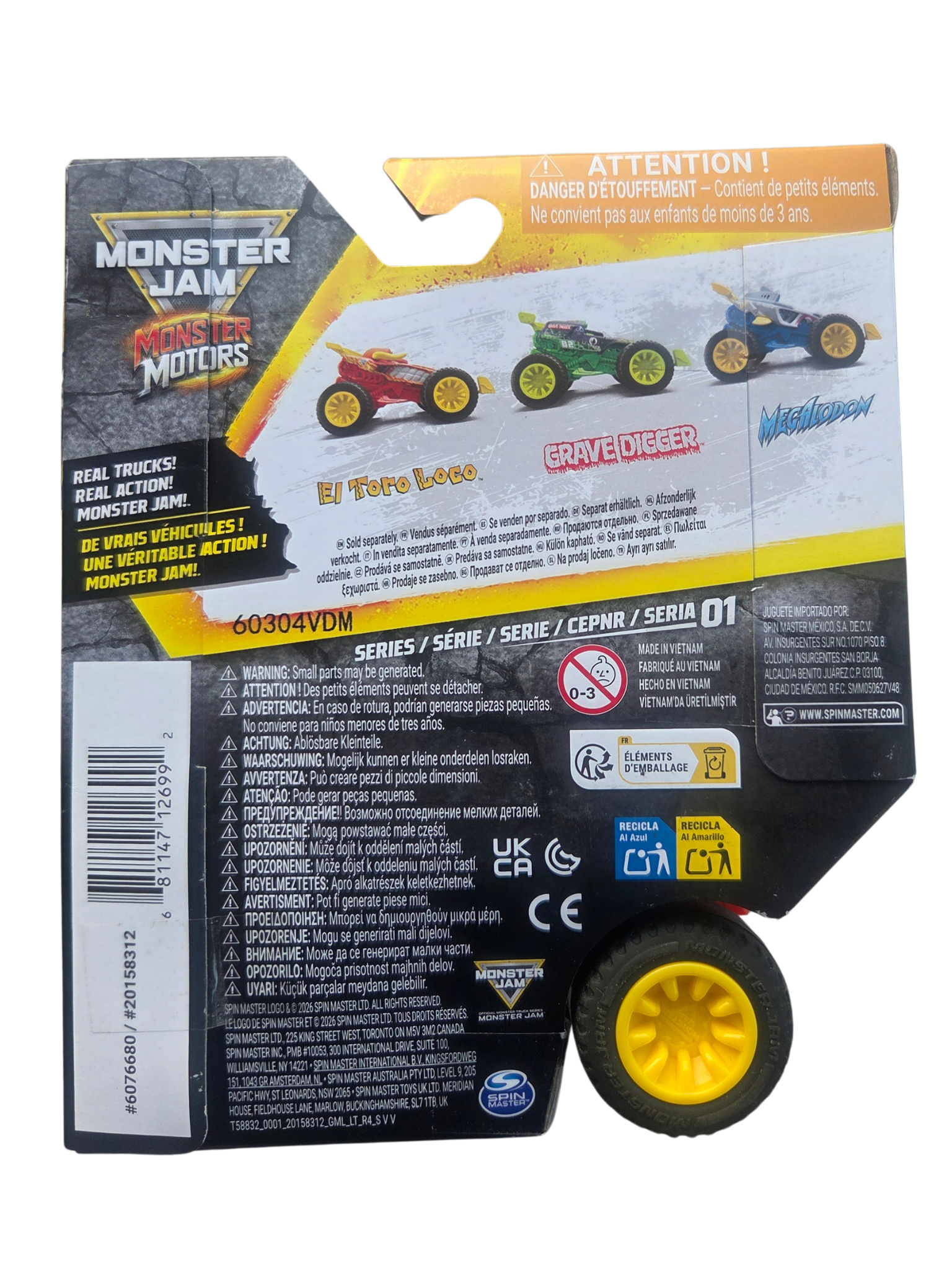 Monster Jam Monster Motors El Toro Loco