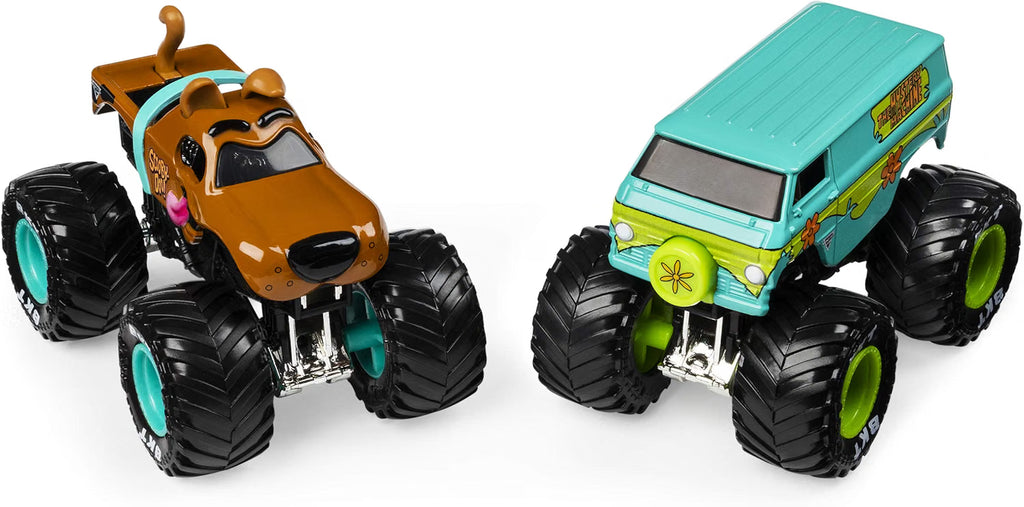 Monster Jam, Scooby-Doo! Vs. The Mystery Machine Die Cast Vehicles, 1:64 Scale