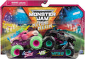 Monster Jam Nitro Neon, Sparkle Smash Vs. Max-D Die-Cast Vehicle, 1:64 Scale
