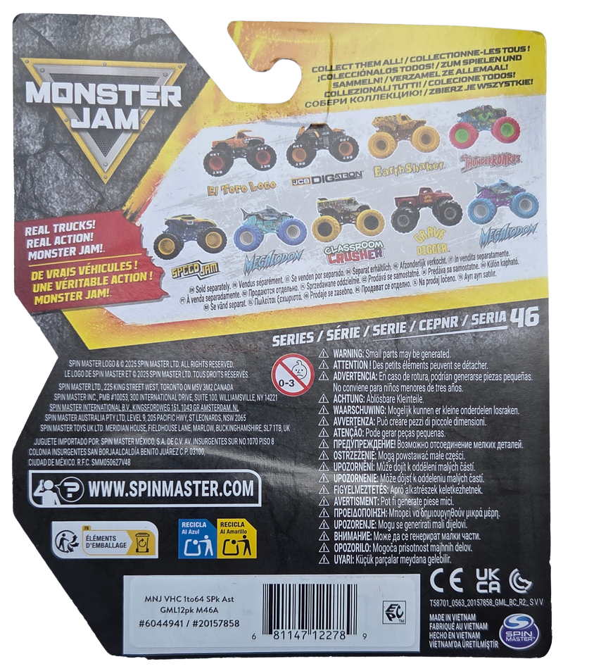 Monster Jam 1:64 Series 46 Dragon Legacy Trucks