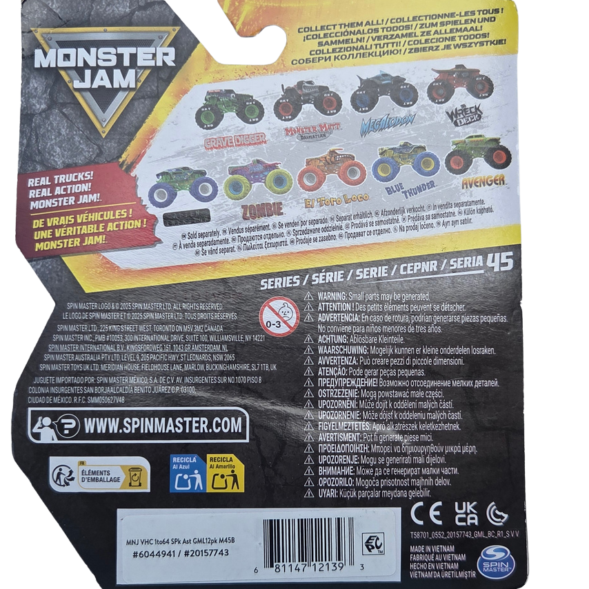 Monster Jam 1:64 Series 45 Dragon Pixel Punks
