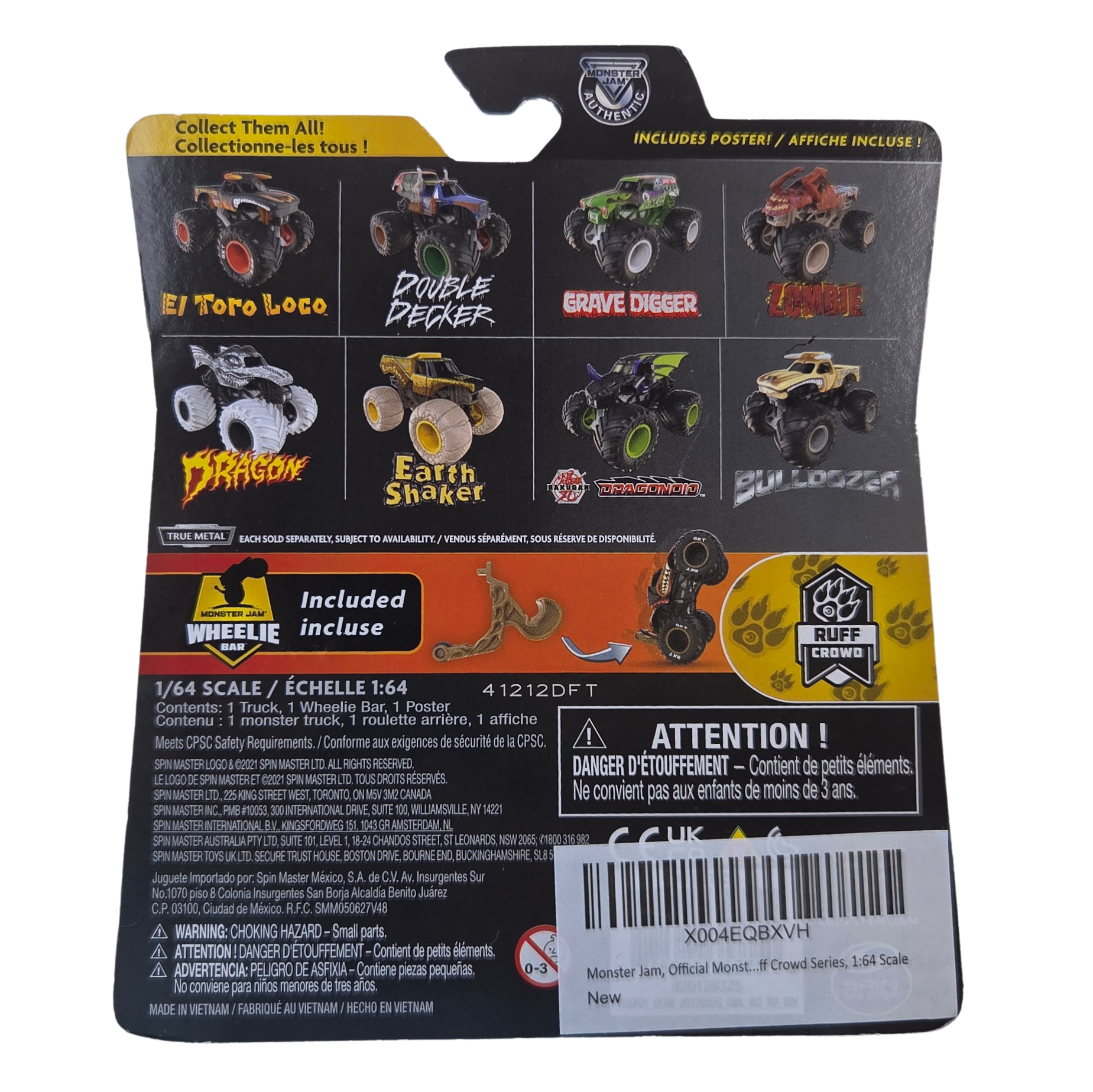 Monster Jam 1:64 Series 17 Monster Mutt Rottweiler