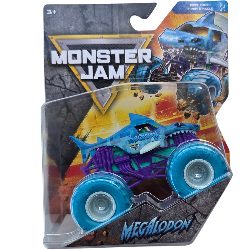 Monster Jam 1:64 Series 46 Pixel Punks Megalodon