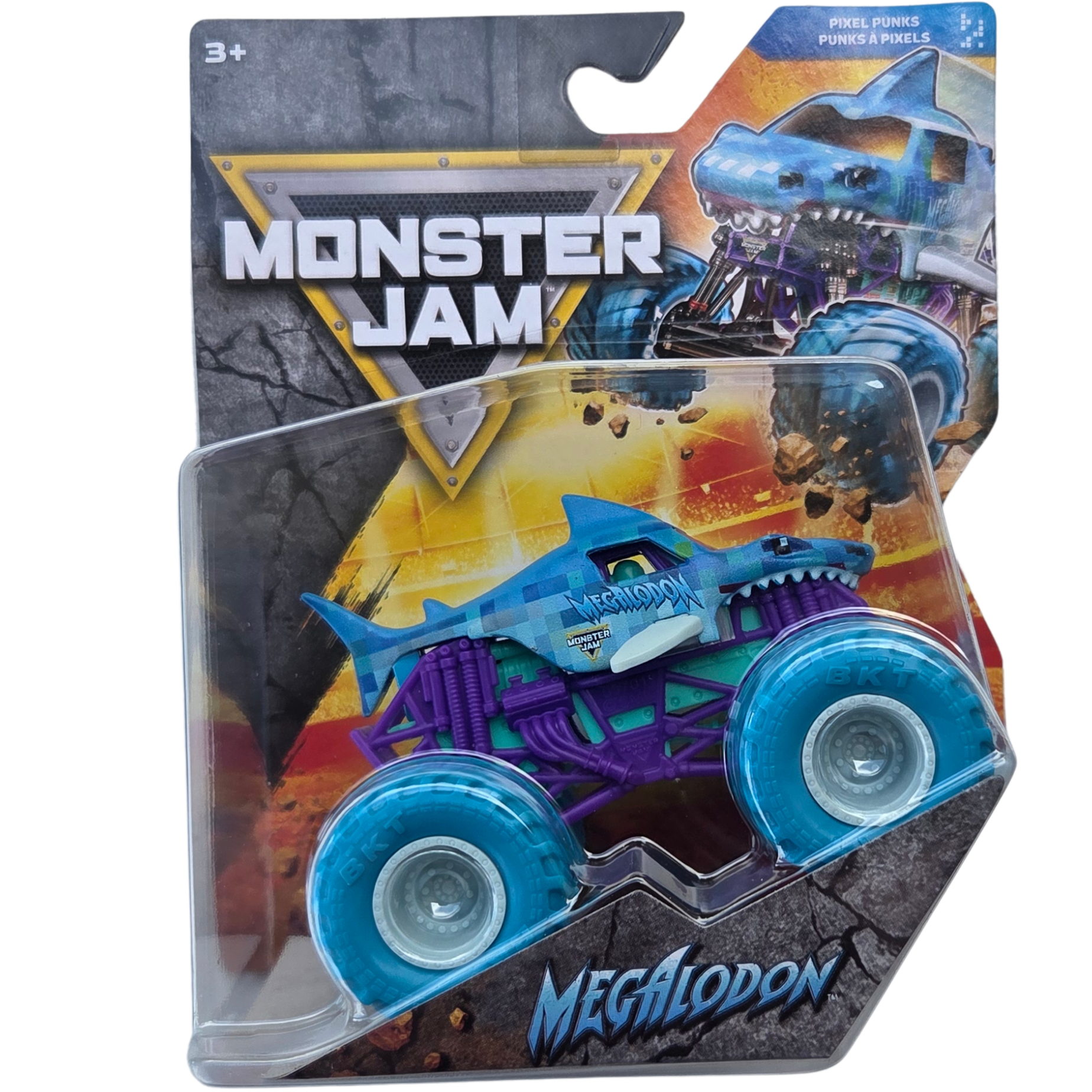 Monster Jam 1:64 Series 46 Pixel Punks Megalodon