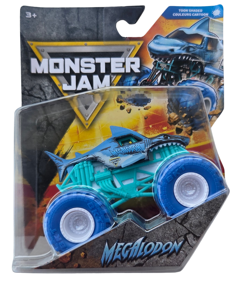 Monster Jam 1:64 Series 46 Toon Shaded Megalodon