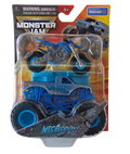 Monster Jam 2-Pack 1:64 Series 2 Freestyle Mania Megalodon Monster Truck & Dirt Bike
