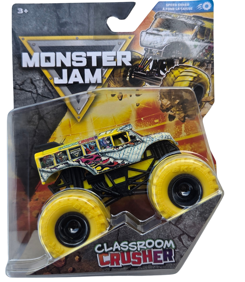 Monster Jam 1:64 Series 46 Classroom Crusher Speed Shred