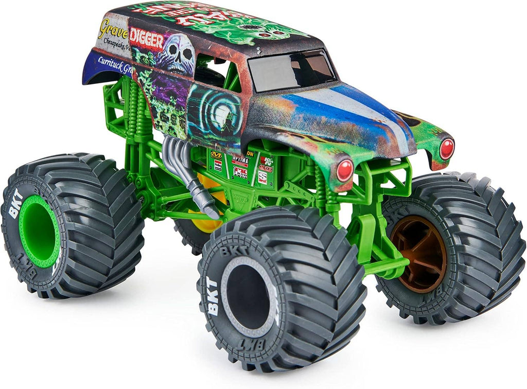 Monster Jam, Grave Digger Die-Cast Vehicle, 1:24 Scale