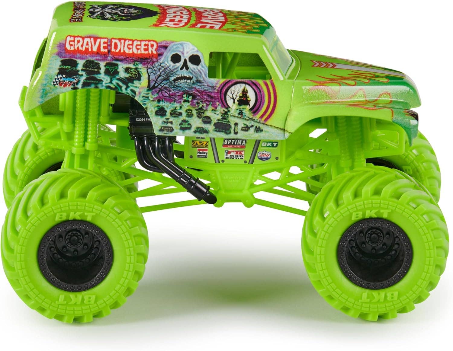 Monster Jam, Grave Digger Die-Cast Vehicle, 1:24 Scale